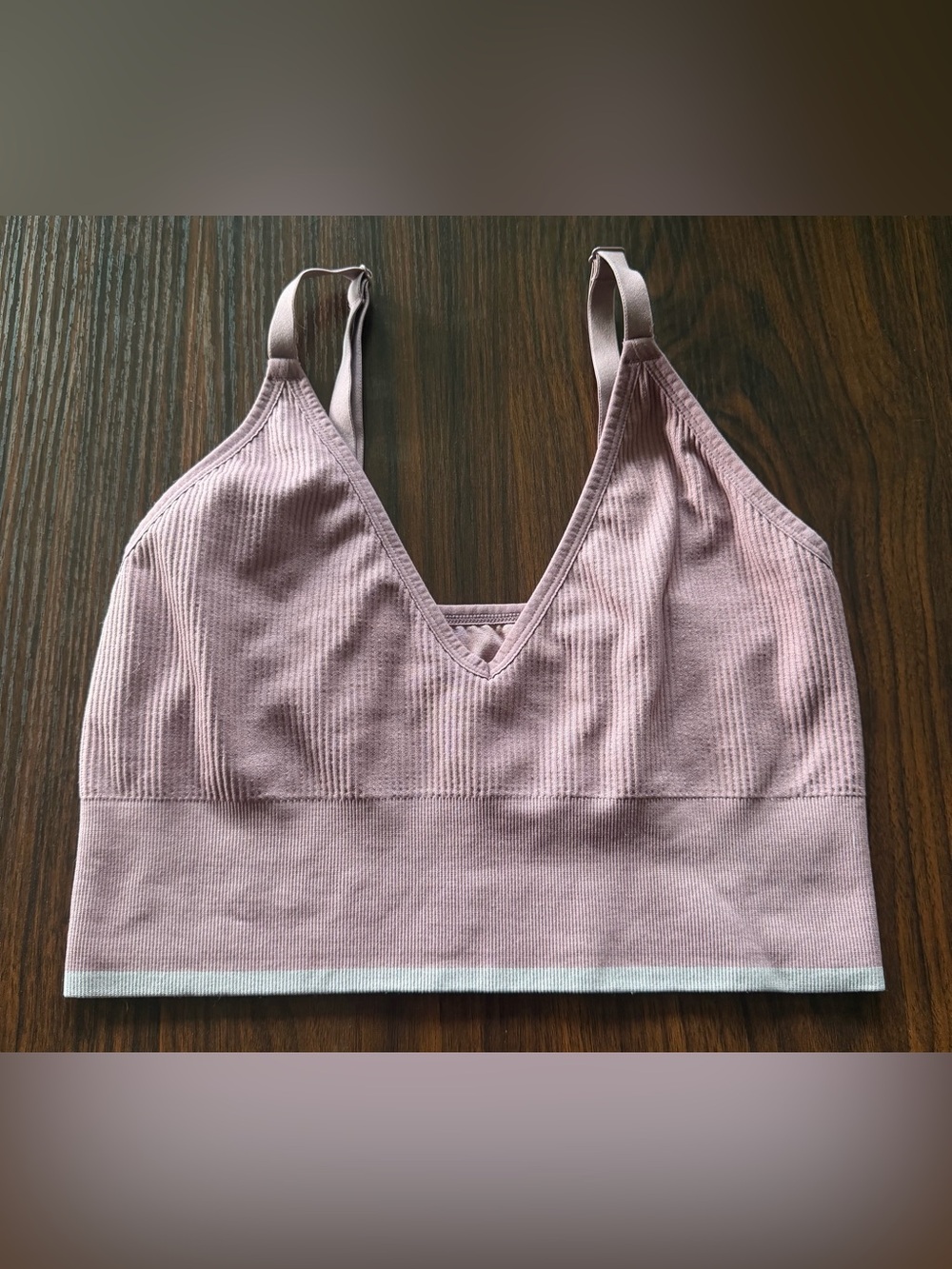 LARGE Harper Wilde Ribbed Seamless Triangle Bralette